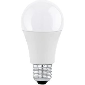 EGLO E27-ledlamp, gloeilamp, ledlamp van 10 watt (komt overeen met 60 watt), 806 lumen, E27 led met neutraal wit licht, 4000 kelvin, ledlamp, gloeilamp A60, diameter: 6 cm