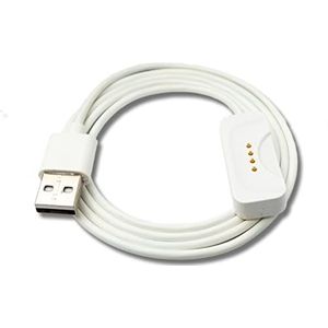 SYSTEM-S USB 2.0-kabel 100 cm voor Oppo Band 3 Pro 3 2 Smartwatch wit