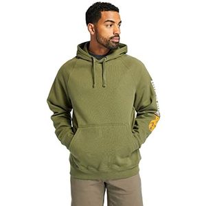 Timberland PRO Hood Honcho Sporttrui met capuchon voor heren, Olijf/Burnt