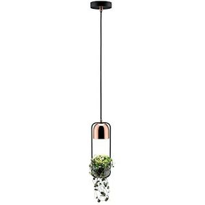 Paulmann 79749 Hanglamp, metaal, zwart, koper, 11,5 x 11,5 x 110 cm