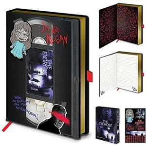 The Exorcist dagboek A5 (Retro VHS Cassette Design) met bijpassende geschenkdoos 240 gelinieerde pagina's The Exorcist Book - Officieel Exorcist product