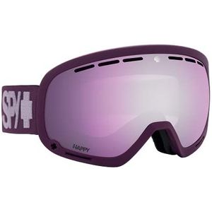 SPY Optic Marshall Skibril voor wintersport, met glazen, kleur- en contrastverbeteringen, monochroom, violet Happy ML, roze met gespiegelde glazen