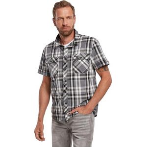 Brandit Roadstar Shirt heren Overhemd, zwart-antraciet, XXL