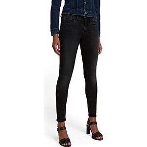 G-STAR RAW Dames Jeans Lynn Mid Super Skinny Jeans, Grijs (Dusty Grey B732-A799)