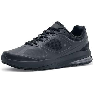 Shoes for Crews Evolution II, werkschoenen voor heren met antislipzool en struikelbescherming, lichte en waterafstotende sneakers, zwart