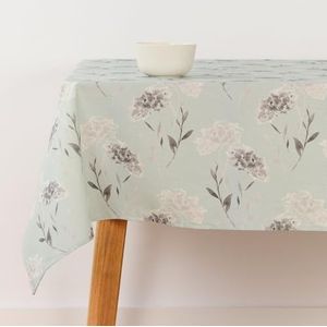 BELUM Nappe anti-taches, taille 140 x 140 cm - Nappe au toucher extra douce, couleur multicolore, nappe 100% fabriquée en Espagne, tissu 100% coton biologique, nappe modèle 0120-395