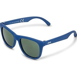 ITOOTI Classic Small zonnebril voor jongens en meisjes, vanaf 0 jaar, met flexibel en licht rubberen frame, UV400, 100% UV400-bescherming, met etui en glazen van polycarbonaat, Classic Small 0+, blauw