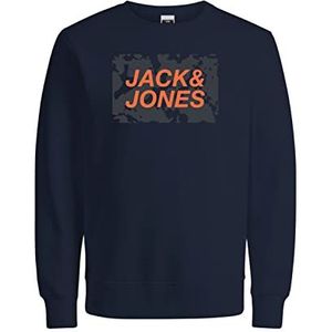Jack & Jones Jcolauge Sweatshirt met ronde hals Fst Trainingspak voor heren, Blazer marineblauw