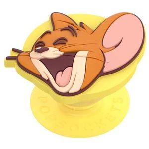 PopSockets Telefoongreep met uittrekbare standaard, PopOut, WB Tom en Jerry - Cheese'd Jerry