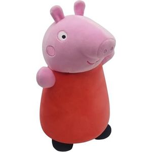 Squishmallows SQPP00004 - Peppa Pig HugMees, officieel Kelly Toys, superzacht pluche dier