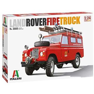 1:24 Italeri 3660 Land Rover Fire Truck Plastic Modelbouwpakket