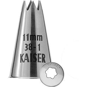 Kaiser spuitmond 11 mm, roestvrij stalen spuitmond zonder knik- en randvrij