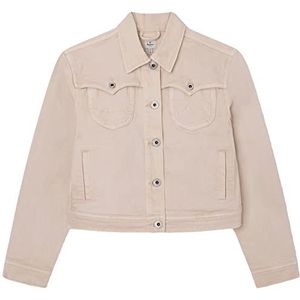 Pepe Jeans Bina Jassen voor meisjes, Beige (Buttermilk)