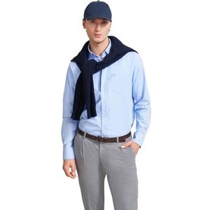 bugatti 9350-98800 Casual overhemd met 1:1 mouwen voor heren, Lichtblauw-320