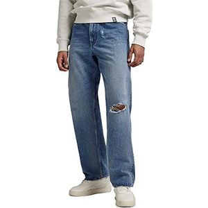 G-STAR RAW Type 89 Real Boyfriend damesjeans, Blauw (Sun Faded Ripped Air Force Blue D21081-c967-d899)