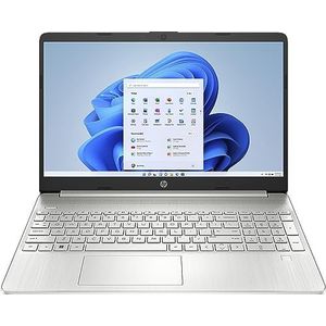 HP Laptop 15s-fq5004sf Laptop 15,6 inch FHD (Intel Core i7-1255U, 16 GB RAM, 512 GB SSD, AZERTY, Windows 11 Familie) Natuurlijk Zilver
