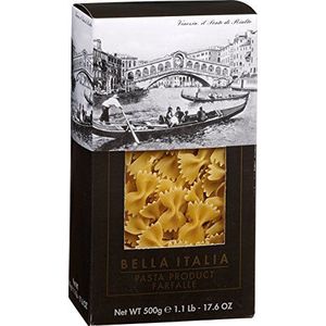 Antico pastificio Umbro Farfalle Bella Italia - De Butterfly-pasta van harde tarwe (3 x 500 g)