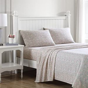 Laura Ashley Home - Queen-size beddengoed van percal van katoen-percal (lichtroze, groot bed)