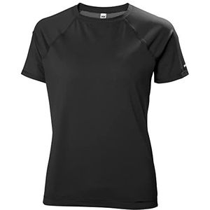 Helly Hansen W Tech Trail basislaag, zwart 990, L dames