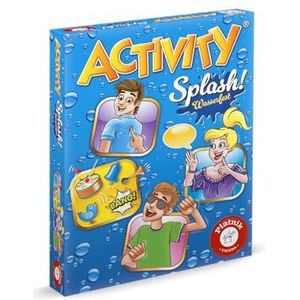 Activity Splash: de partyklassieker voor onderwegen; met 300 taken en 4 verschillende varianten; op waterdichte speelkaarten