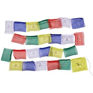 Tierra Zen PET18 vlaggen, lang, 12 x 14 cm, meerkleurig