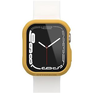 Bumper Otterbox Eclipse met geïntegreerde displaybescherming voor Apple Watch Series 9/8/7-41mm, gehard glas, schokbestendig, valbestendig, beschermhoes voor Apple Watch, geel