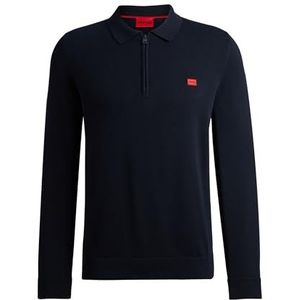 HUGO San Peer-c gebreide trui voor heren, Navy410