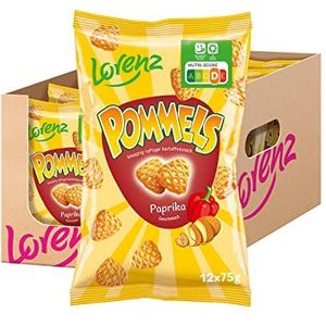 Lorenz Snack World Pommels Paprika 12 stuks (12 x 75 g)
