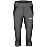 HEAD Tech Collant 3/4 pour femme, noir