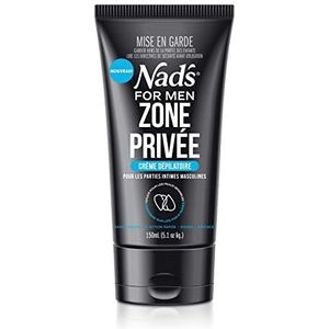 Nad's For Men Privézone ontharingscrème, intiem en genitaal, ontharing voor mannen, 150 ml
