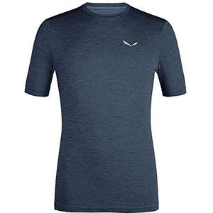 Salewa Puez Mel T-shirt voor heren, blauw (Ombre Blue Melange)