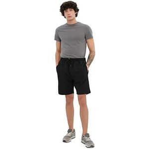 Trendyol Man Normal Waist Straight Leg Slim Fit Shorts Boxer Enfant, Black, XL Homme, Noir, XL