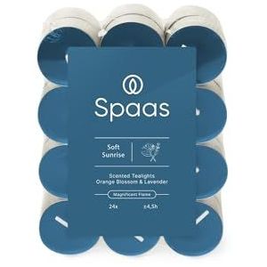 Spaas Geurkaarsen Block Pack x24 4,5 uur - Soft Sunrise