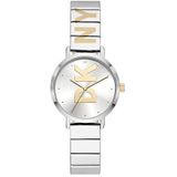 DKNY Voor dames, The Modernist met drie wijzers, polshorloge van legering, behuizingsgrootte 32 mm, 2 tonen