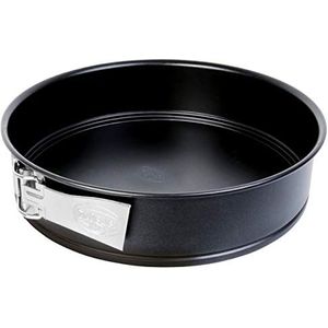Dr. Oetker 2512 Back-Freude springvorm, staal, 24 x 24 x 7 cm, zwart