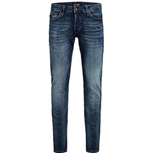 JACK & JONES Glenn ICON JJ 257 50SPS Slim Fit Jeans voor heren, Denim blauw