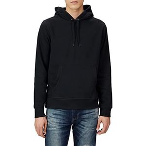 Amazon Essentials Heren fleece hoody (verkrijgbaar in grote maat), zwart gemêleerd, maat S