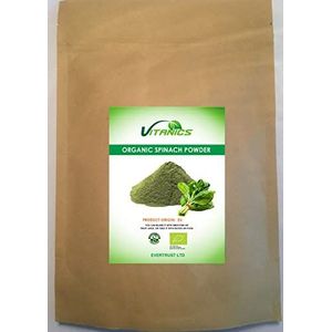 Biologisch Spinazie Poeder (EU-Oorsprong) (Spinach Powder) (400g)