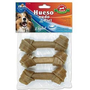 Arquivet Huesito Nudo Leder - Snacks voor honden, 6 cm (zakje van 10 stuks)