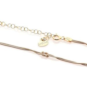 Louis Ciocchetti dal 1887 - Armband van 925 zilver met strik, verstelbaar 16 cm + 4 cm, symbolische knoop voor liefde, vriendschap en oneindigheid en Valentijnsdag, gemaakt in Italië, Zilver, Geen
