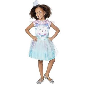 Rubies Cakey Cat Tutu Deluxe kostuum voor meisjes, Vetsido en hoofdband, officieel Gabby's Dollhouse voor verjaardag, feest, carnaval en Halloween