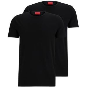 HUGO Rond T-shirt voor heren, Zwart (Zwart 001)