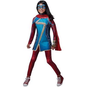 Rubies Marvel Classic-kostuum voor meisjes, bovendeel met gedrukte details, broek, masker en sjaal, officieel Marvel voor Halloween, carnaval, Kerstmis en verjaardag.