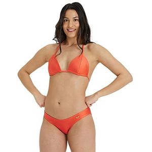 ARENA Dames Bikini Triangle Solid 2-delig (1 verpakking), koraal