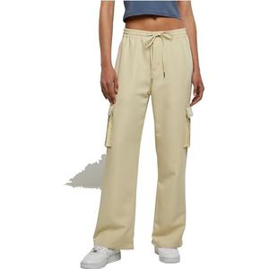 Urban Classics Pantalon cargo Vicose à jambe droite pour femme, Béton, XS