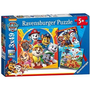 Ravensburger - Puzzel voor kinderen - puzzels 3 x 49 p - klaar om te redden - Paw Patrol - vanaf 5 jaar - 05048