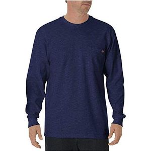 Dickies Pocket Tee L/S herenshirt met lange mouwen (1 stuk), Donkerblauw