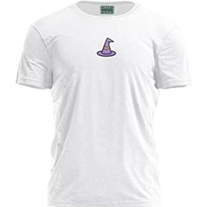 Bona Basics, Basic T-shirt met digitale print, %100 katoen, wit, casual, herentop, maat: XL, wit, XL, Wit