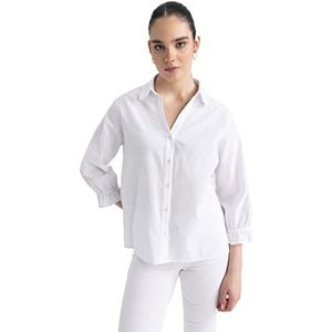 DeFacto Z7608az Tuniek T-shirt voor dames, Wit