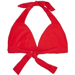 Women'secret Bikini-top, grote capaciteit, rode textuur, bikinitop voor dames, rood/koraal